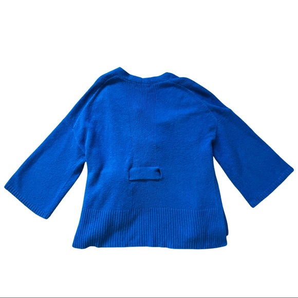 💕 Anthropologie 💕 Sleeping on Snow Alcott Kimono Sweater Cerulean Blue Size S - Picture 5 of 8